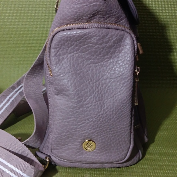 DKNY Lavender Textured Backpack main image 5